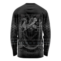 Welsh Celtic Culture Long Sleeve Shirt Wales Y Ddraig Goch with Knot - Wonder Print Shop