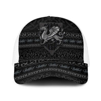 Welsh Celtic Culture Mesh Trucker Cap Wales Y Ddraig Goch with Knot - Wonder Print Shop