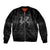 Welsh Celtic Culture Sleeve Zip Bomber Jacket Wales Y Ddraig Goch with Knot - Wonder Print Shop