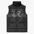 Welsh Celtic Culture Sleeveless Puffer Jacket Wales Y Ddraig Goch with Knot - Wonder Print Shop
