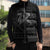 Welsh Celtic Culture Sleeveless Puffer Jacket Wales Y Ddraig Goch with Knot - Wonder Print Shop
