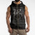 Welsh Celtic Culture Sleeveless Zip Hoodie Wales Y Ddraig Goch with Knot - Wonder Print Shop