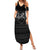 Welsh Celtic Culture Summer Maxi Dress Wales Y Ddraig Goch with Knot - Wonder Print Shop