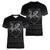 Welsh Celtic Culture Women V-Neck T-Shirt Wales Y Ddraig Goch with Knot - Wonder Print Shop