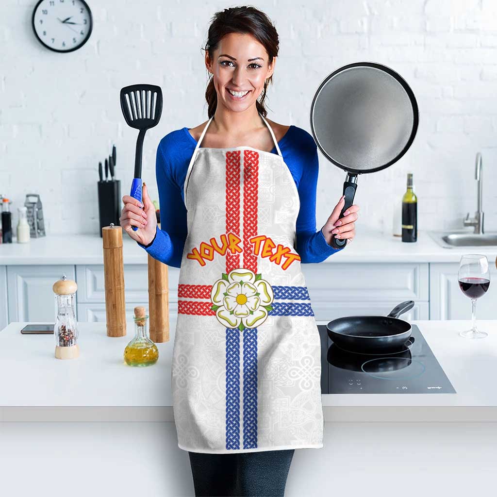 Personalized Yorkshire Celtic Heritage Apron Cross Style - Wonder Print Shop