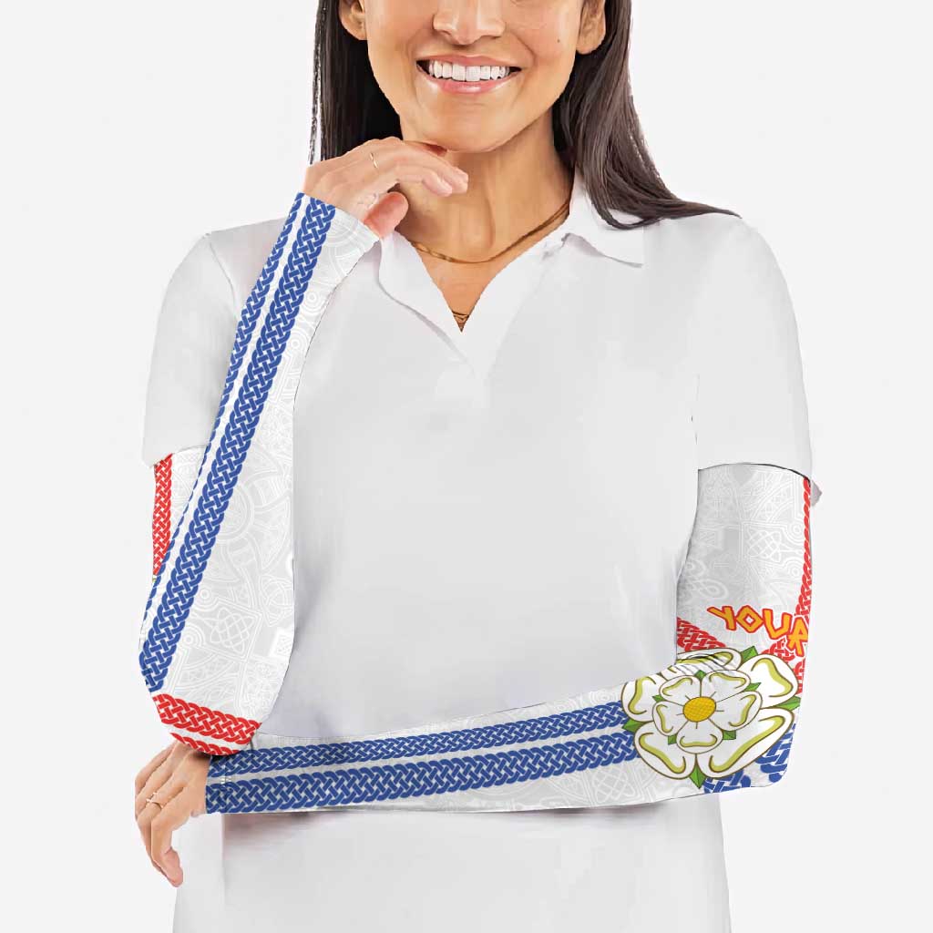 Personalized Yorkshire Celtic Heritage Arm Sleeves Cross Style - Wonder Print Shop