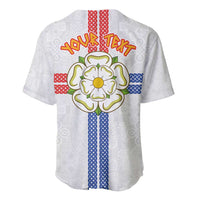 Personalized Yorkshire Celtic Heritage Baseball Jersey Cross Style - Wonder Print Shop