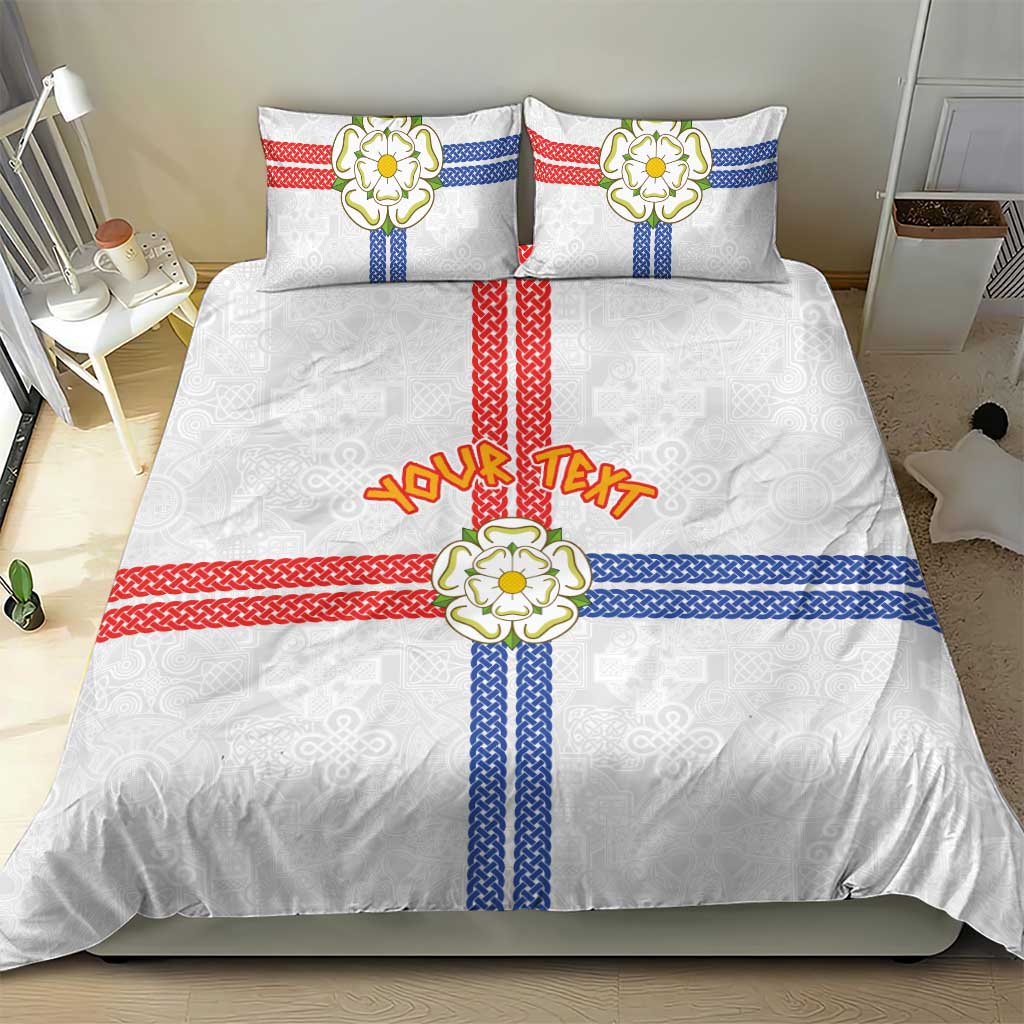 Personalized Yorkshire Celtic Heritage Bedding Set Cross Style - Wonder Print Shop