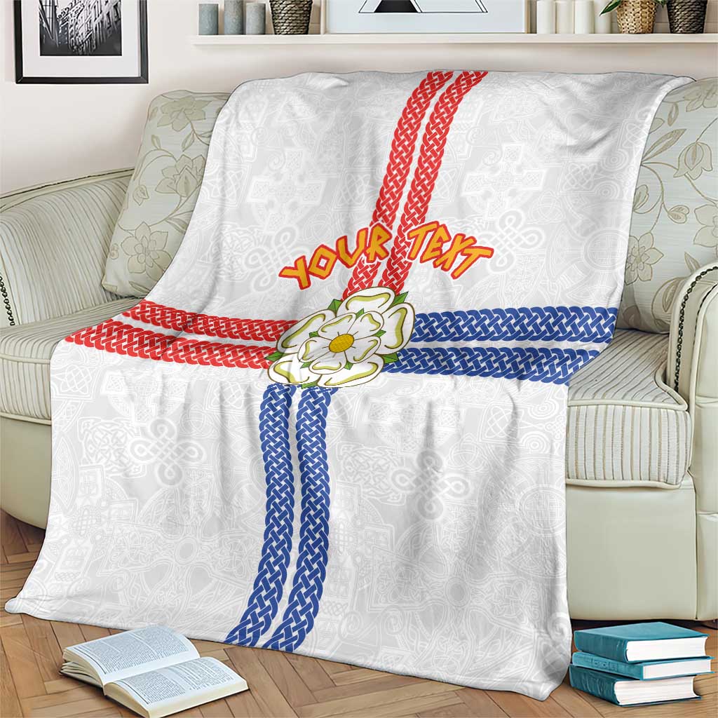 Personalized Yorkshire Celtic Heritage Blanket Cross Style - Wonder Print Shop