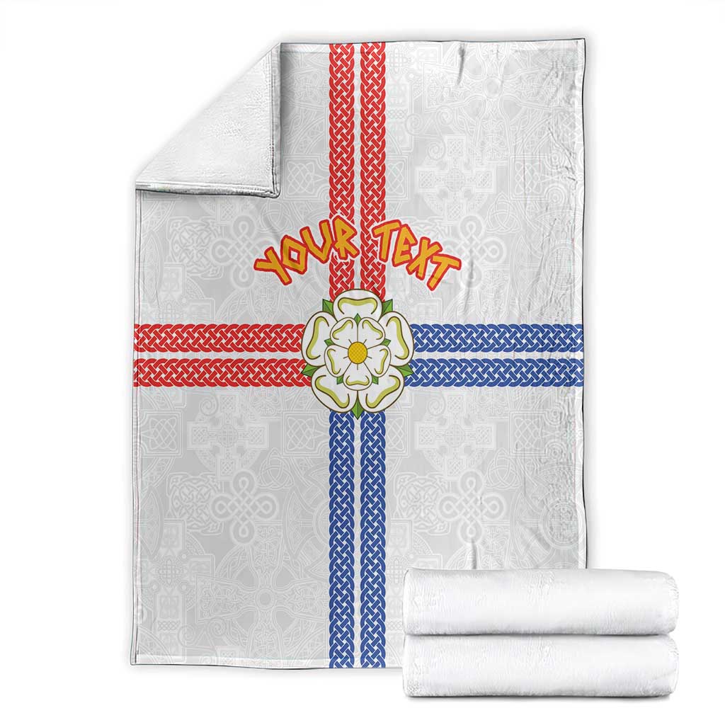 Personalized Yorkshire Celtic Heritage Blanket Cross Style - Wonder Print Shop