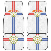 Personalized Yorkshire Celtic Heritage Car Mats Cross Style - Wonder Print Shop
