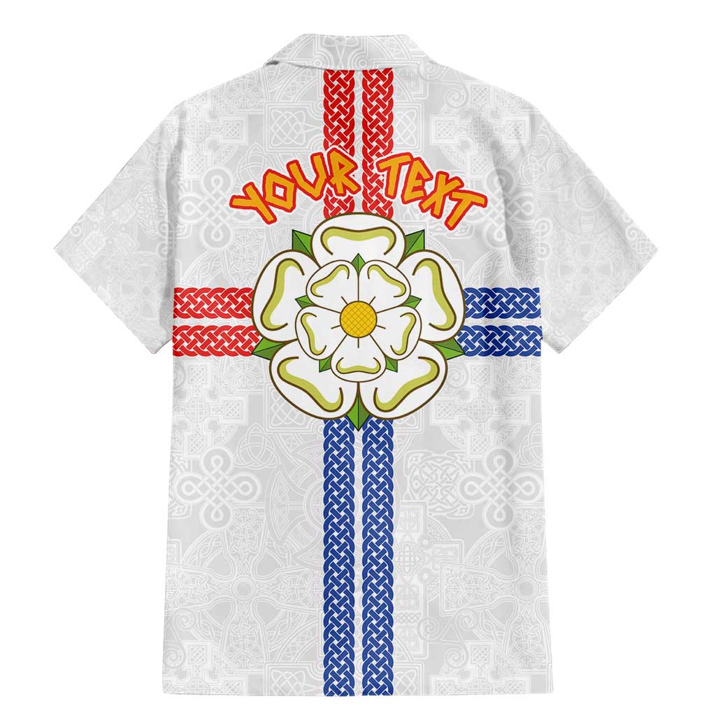 Personalized Yorkshire Celtic Heritage Family Matching Mermaid Dress and Hawaiian Shirt Cross Style - Wonder Print Shop