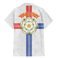 Personalized Yorkshire Celtic Heritage Family Matching Mermaid Dress and Hawaiian Shirt Cross Style - Wonder Print Shop