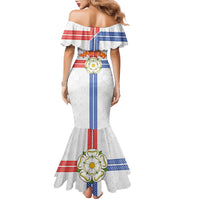 Personalized Yorkshire Celtic Heritage Family Matching Mermaid Dress and Hawaiian Shirt Cross Style - Wonder Print Shop