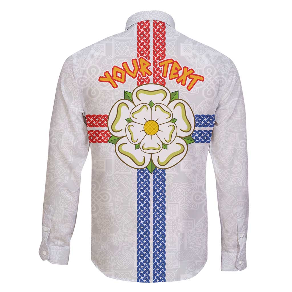 Personalized Yorkshire Celtic Heritage Family Matching Short Sleeve Bodycon Dress and Hawaiian Shirt Cross Style - Wonder Print Shop