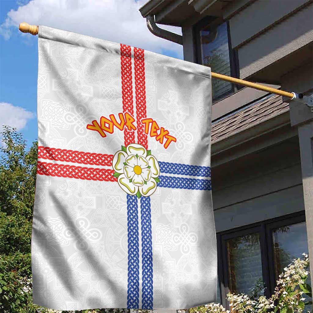Personalized Yorkshire Celtic Heritage Garden Flag Cross Style - Wonder Print Shop