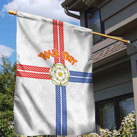 Personalized Yorkshire Celtic Heritage Garden Flag Cross Style - Wonder Print Shop