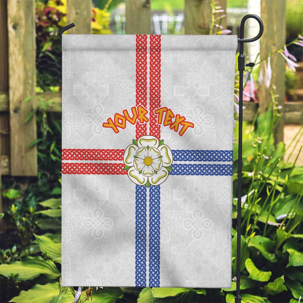 Personalized Yorkshire Celtic Heritage Garden Flag Cross Style - Wonder Print Shop