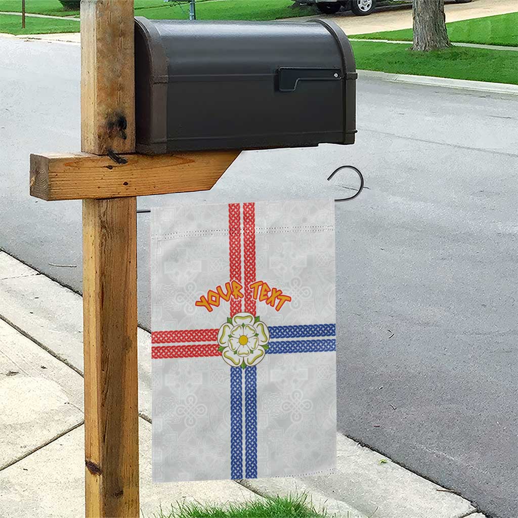 Personalized Yorkshire Celtic Heritage Garden Flag Cross Style - Wonder Print Shop
