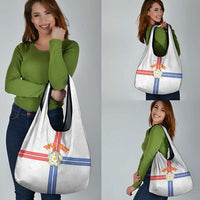 Personalized Yorkshire Celtic Heritage Grocery Bag Cross Style - Wonder Print Shop