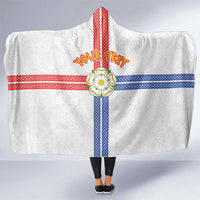 Personalized Yorkshire Celtic Heritage Hooded Blanket Cross Style - Wonder Print Shop