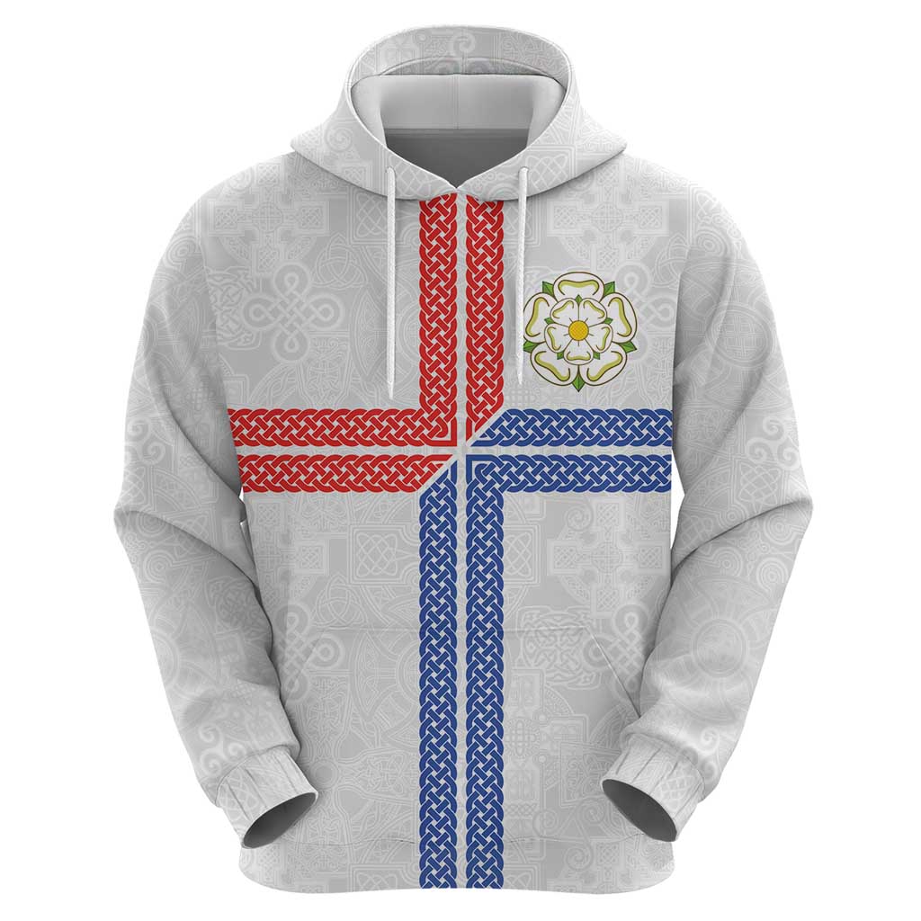 Personalized Yorkshire Celtic Heritage Hoodie Cross Style - Wonder Print Shop