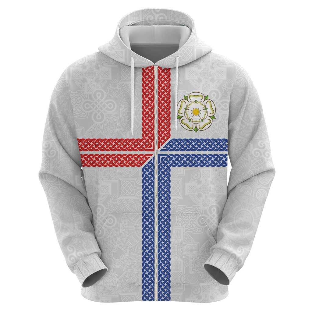 Personalized Yorkshire Celtic Heritage Hoodie Cross Style - Wonder Print Shop