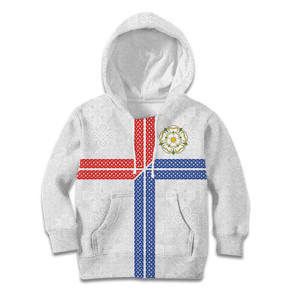 Personalized Yorkshire Celtic Heritage Kid Hoodie Cross Style - Wonder Print Shop