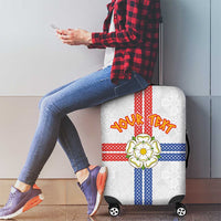 Personalized Yorkshire Celtic Heritage Luggage Cover Cross Style - Wonder Print Shop