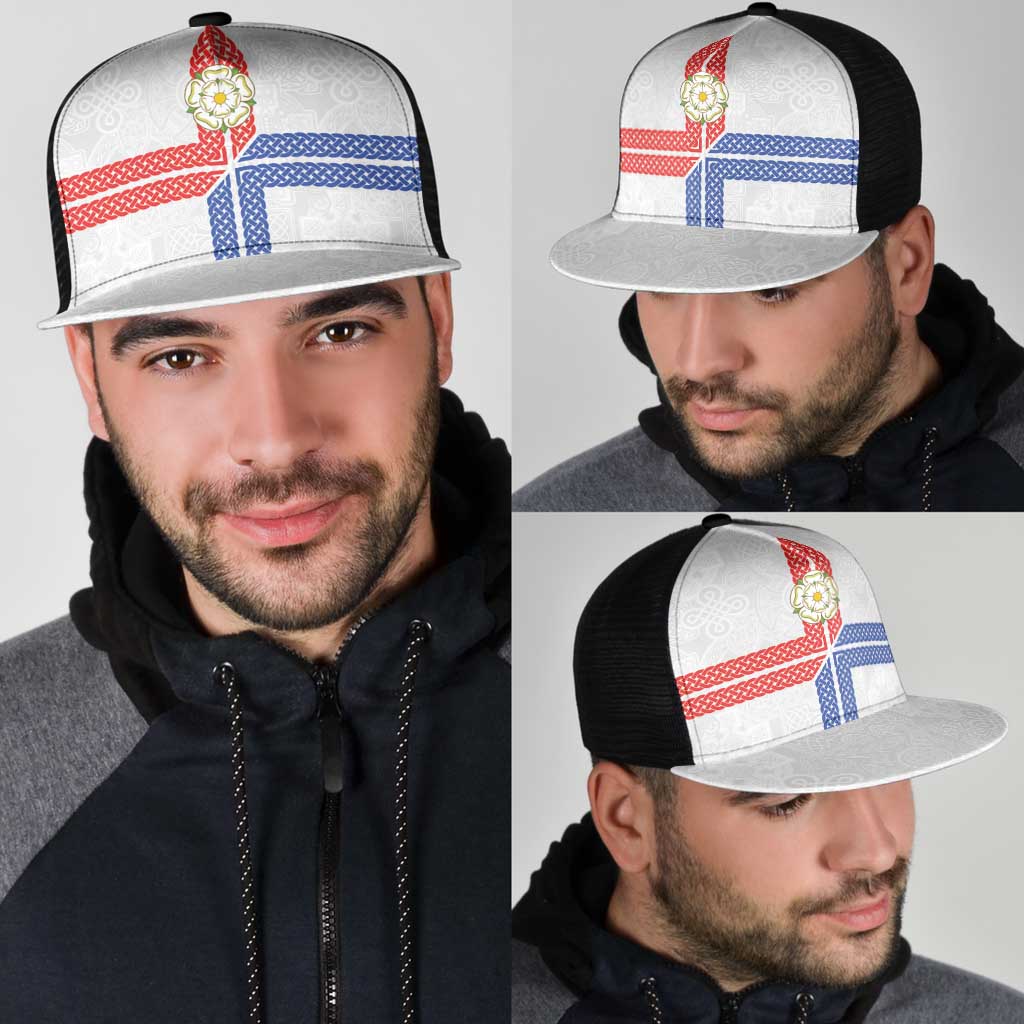 Yorkshire Celtic Heritage Mesh Trucker Cap Cross Style - Wonder Print Shop