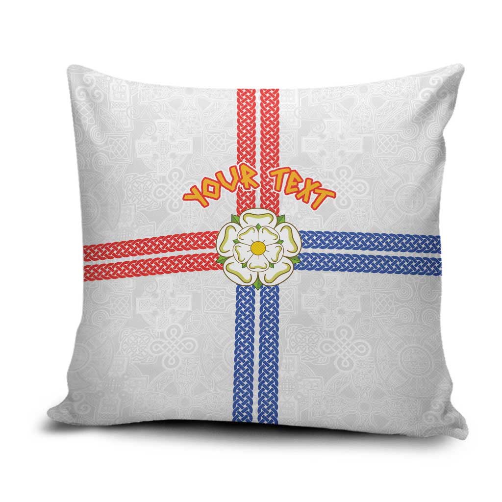 Personalized Yorkshire Celtic Heritage Pillow Cover Cross Style - Wonder Print Shop