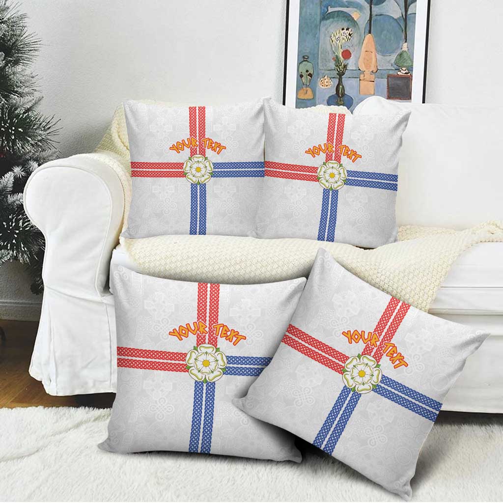 Personalized Yorkshire Celtic Heritage Pillow Cover Cross Style - Wonder Print Shop