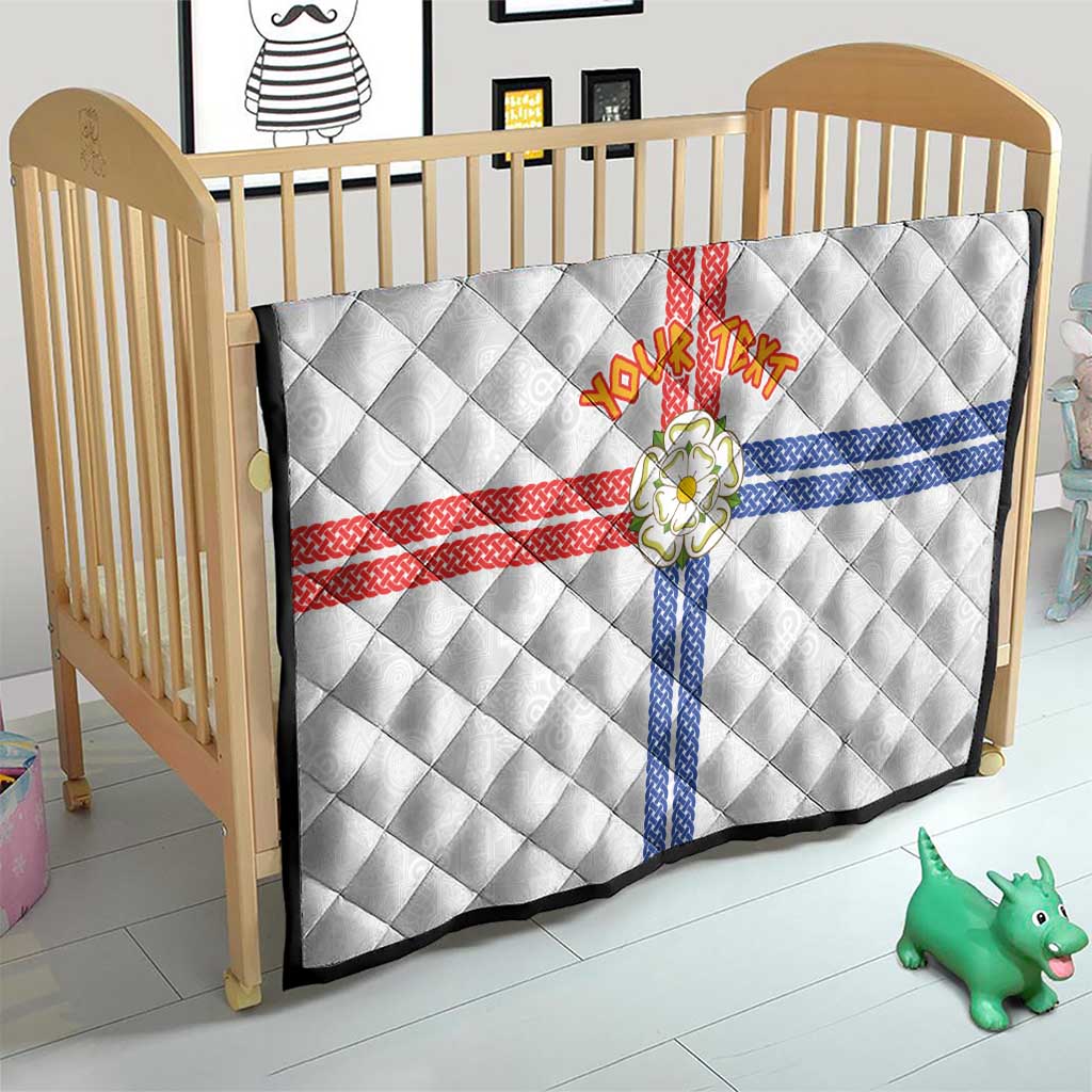 Personalized Yorkshire Celtic Heritage Quilt Cross Style - Wonder Print Shop