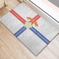Personalized Yorkshire Celtic Heritage Rubber Doormat Cross Style - Wonder Print Shop