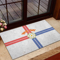Personalized Yorkshire Celtic Heritage Rubber Doormat Cross Style - Wonder Print Shop