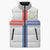 Personalized Yorkshire Celtic Heritage Sleeveless Puffer Jacket Cross Style - Wonder Print Shop