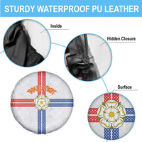 Personalized Yorkshire Celtic Heritage Spare Tire Cover Cross Style - Wonder Print Shop