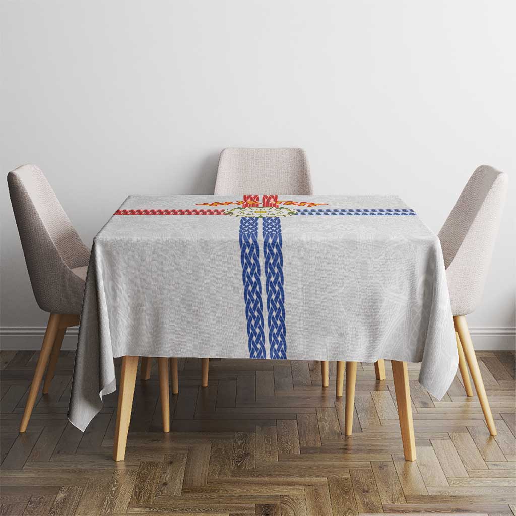 Personalized Yorkshire Celtic Heritage Tablecloth Cross Style - Wonder Print Shop