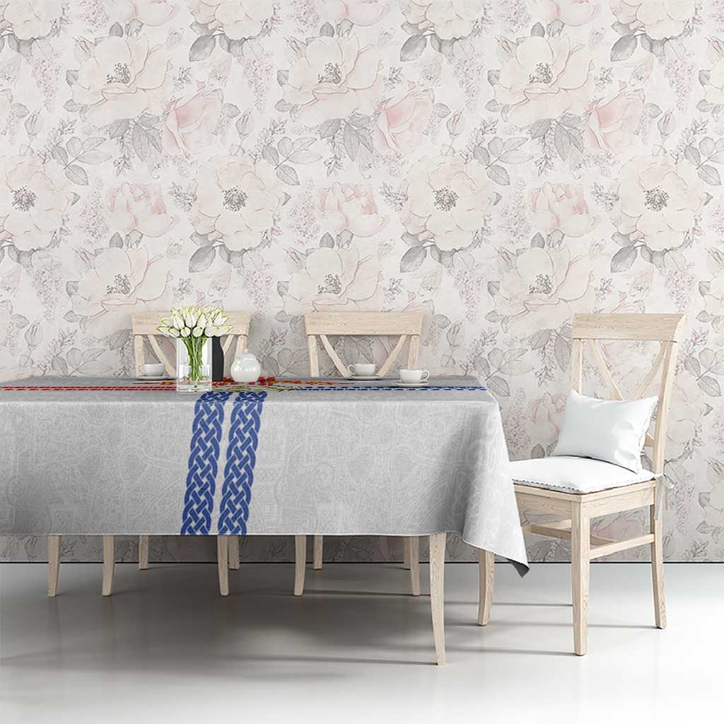 Personalized Yorkshire Celtic Heritage Tablecloth Cross Style - Wonder Print Shop