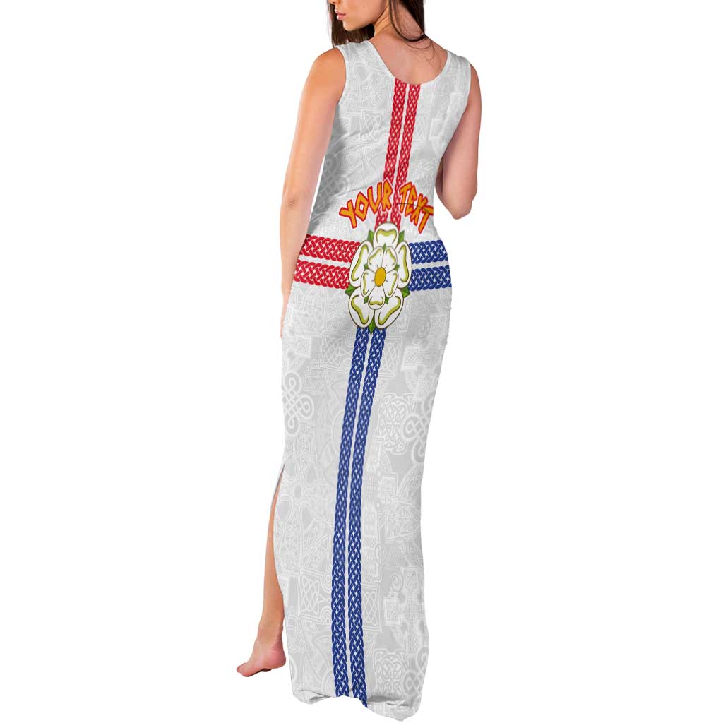 Personalized Yorkshire Celtic Heritage Tank Maxi Dress Cross Style - Wonder Print Shop
