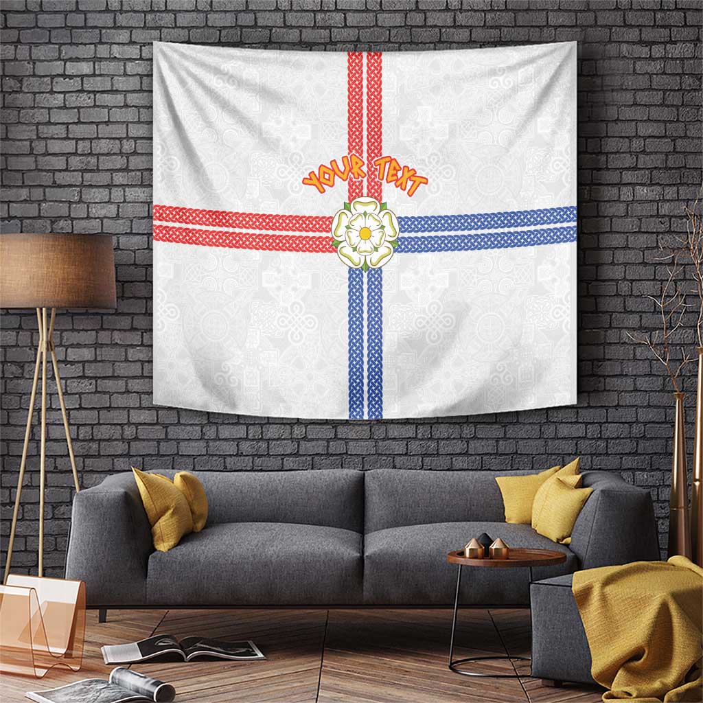 Personalized Yorkshire Celtic Heritage Tapestry Cross Style - Wonder Print Shop