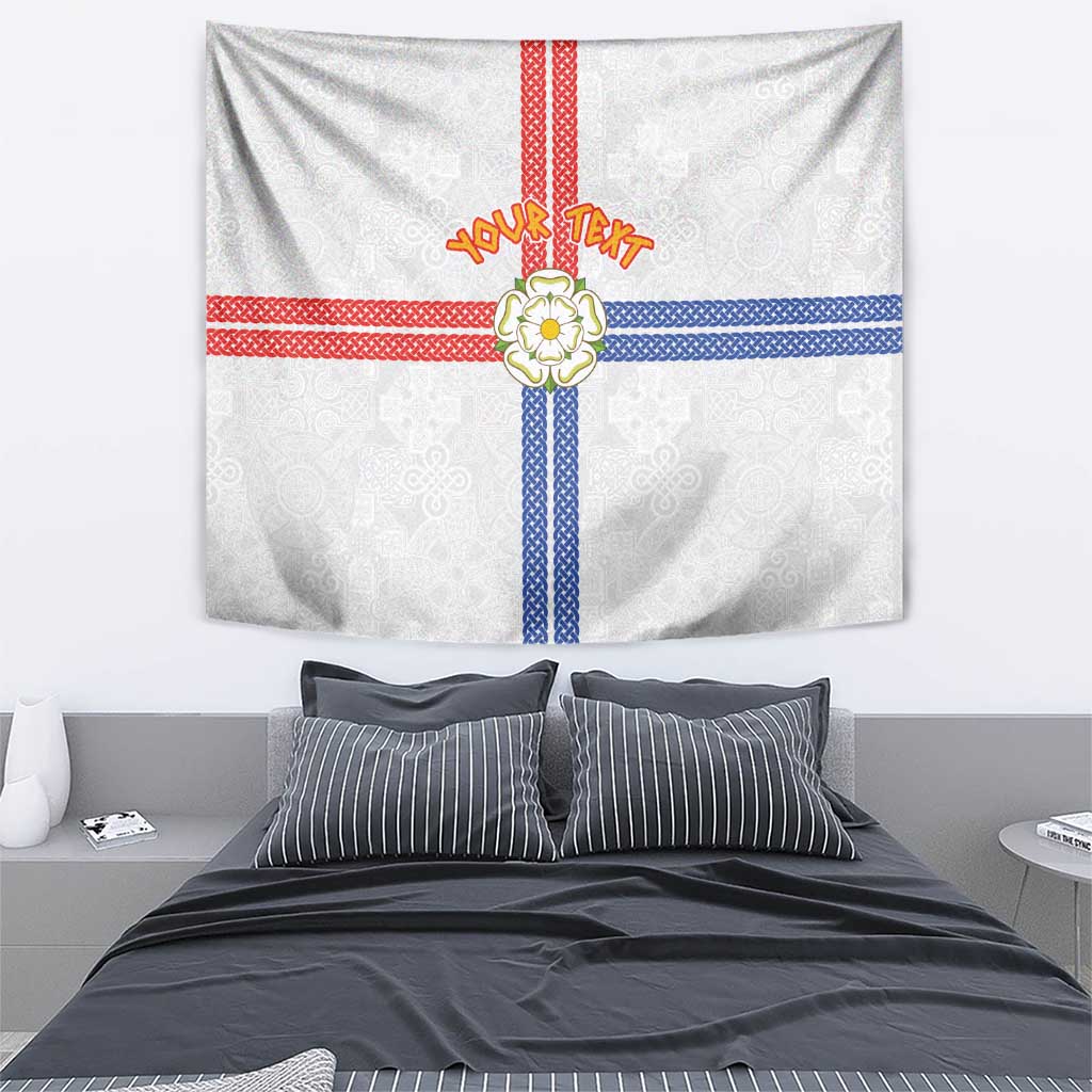 Personalized Yorkshire Celtic Heritage Tapestry Cross Style - Wonder Print Shop