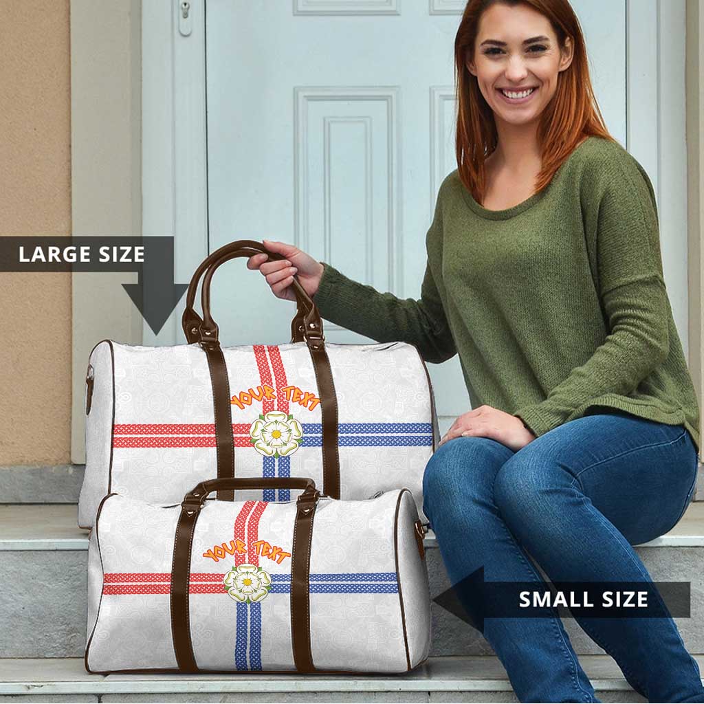 Personalized Yorkshire Celtic Heritage Travel Bag Cross Style - Wonder Print Shop