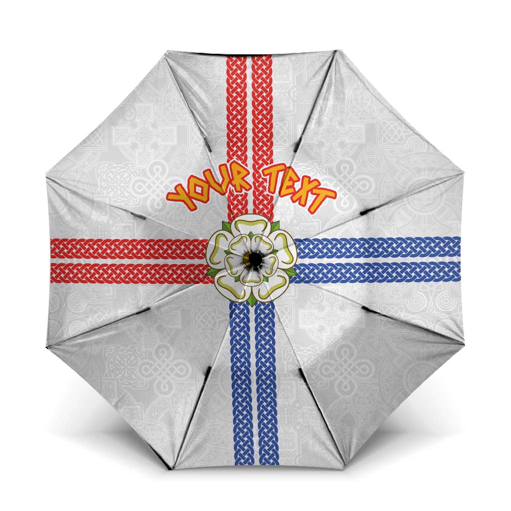 Personalized Yorkshire Celtic Heritage Umbrella Cross Style - Wonder Print Shop