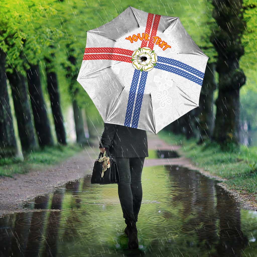 Personalized Yorkshire Celtic Heritage Umbrella Cross Style - Wonder Print Shop