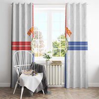 Personalized Yorkshire Celtic Heritage Window Curtain Cross Style - Wonder Print Shop