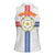 Personalized Yorkshire Celtic Heritage Women Sleeveless Polo Shirt Cross Style - Wonder Print Shop