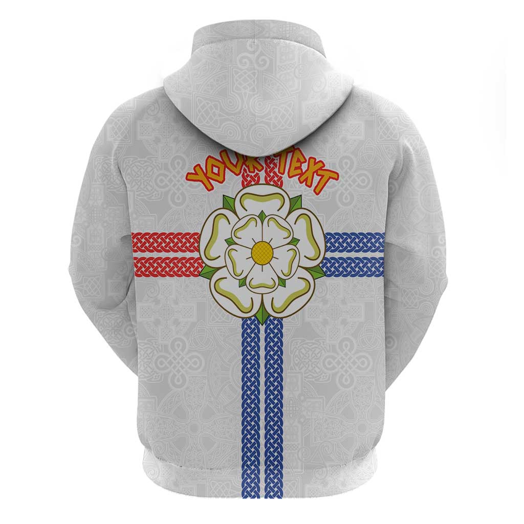 Personalized Yorkshire Celtic Heritage Zip Hoodie Cross Style - Wonder Print Shop