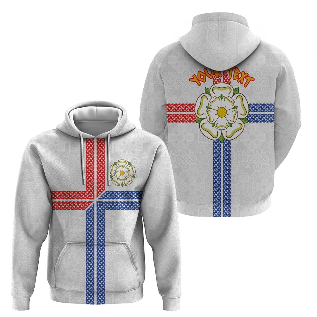 Personalized Yorkshire Celtic Heritage Zip Hoodie Cross Style - Wonder Print Shop