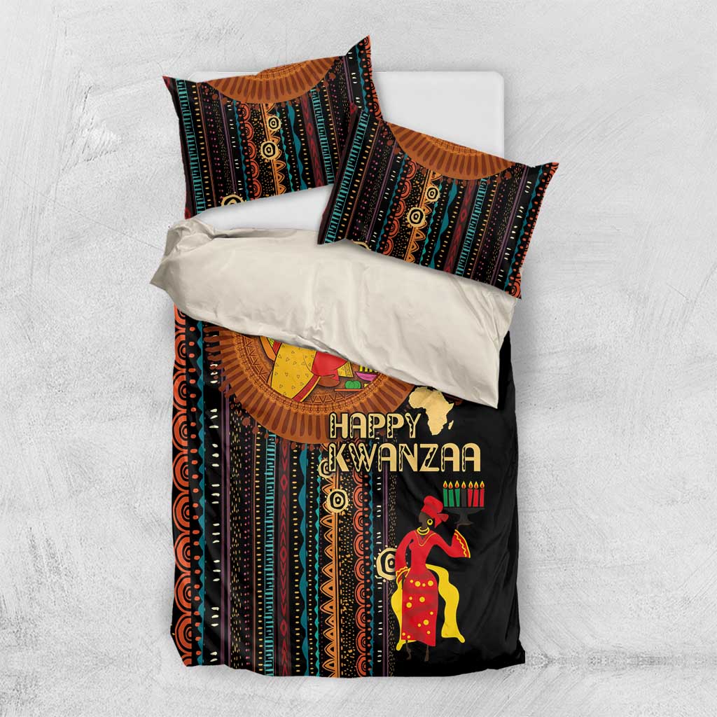 Happy Kwanzaa African Tribal Pattern Bedding Set - Wonder Print Shop